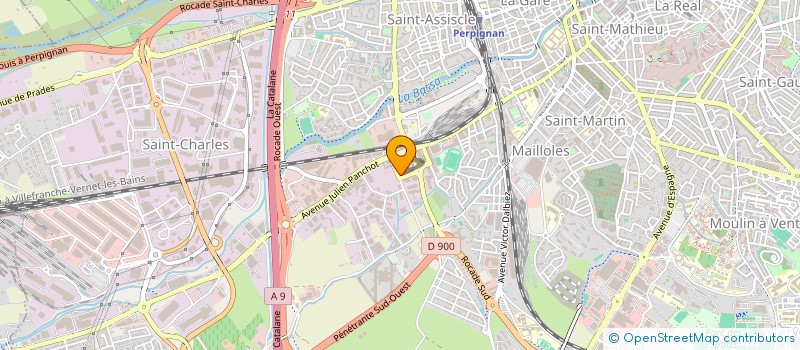localisation de l'entreprise CHAUFFAGE 66 à PERPIGNAN