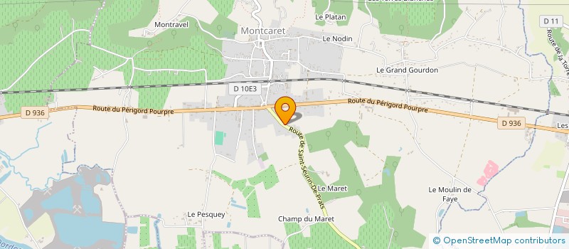 localisation de l'entreprise CHAUFFAGE BADA à VELINES