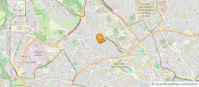 localisation de l'entreprise CHAUFFAGE CLIMATISATION SANITAIRE à MONTPELLIER
