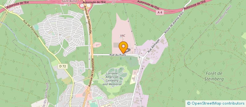 localisation de l'entreprise CHAUFFAGE COLLECTIF DES PINS  SAINT-AVOLD