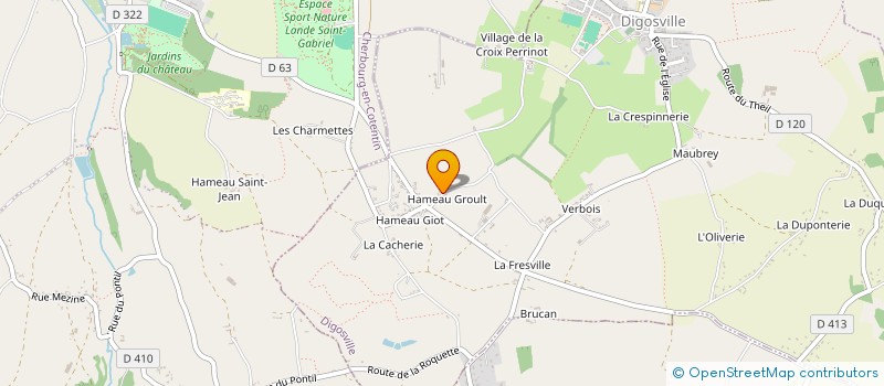 localisation de l'entreprise CHAUFFAGE CONCEPT  CHERBOURG-EN-COTENTIN