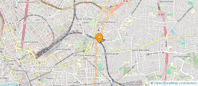 localisation de l'entreprise CHAUFFAGE CONFIANCE à MARSEILLE