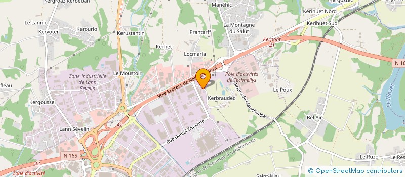 localisation de l'entreprise CHAUFFAGE CONFORT ISOLATION à CAUDAN