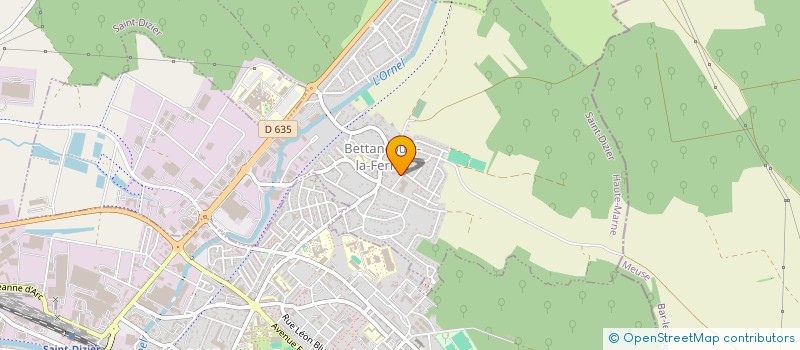 localisation de l'entreprise CHAUFFAGE DER ENERGIES à BETTANCOURT-LA-FERREE