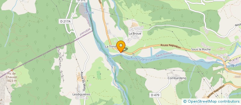 localisation de l'entreprise CHAUFFAGE DES ALPES à SAINT-FIRMIN