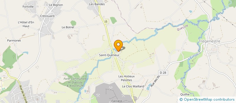 localisation de l'entreprise CHAUFFAGE DU GOUET à QUESSOY