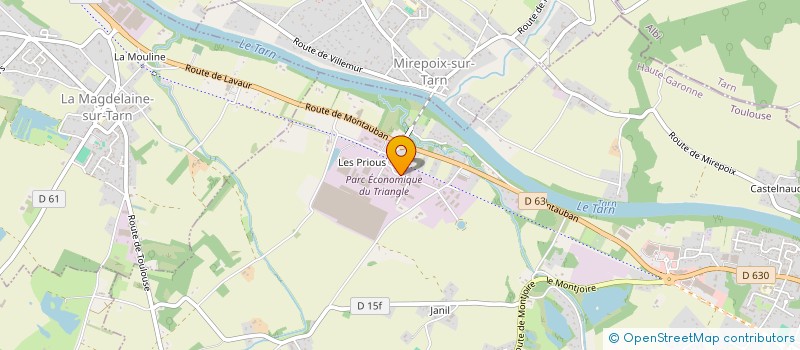 localisation de l'entreprise CHAUFFAGE ET CLIMATISATION LEGRAY à BESSIERES