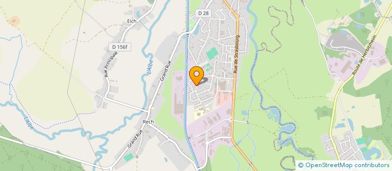 localisation de l'entreprise CHAUFFAGE ET SANITAIRE DE L'EST SARL  SARRALBE