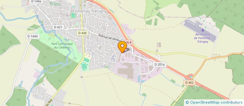 localisation de l'entreprise CHAUFFAGE EVOLUTION  FONTENAY-TRESIGNY