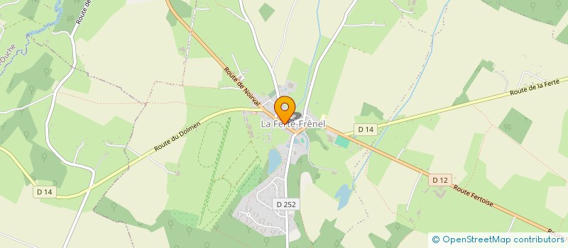 localisation de l'entreprise CHAUFFAGE FERTOIS à LA FERTE-EN-OUCHE