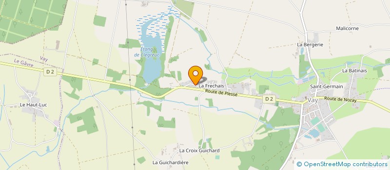 localisation de l'entreprise CHAUFFAGE FROID ET CLIMATISATION  VAY