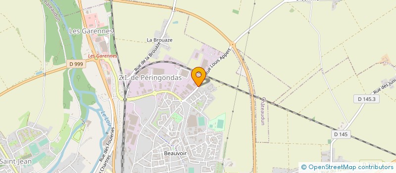 localisation de l'entreprise CHAUFFAGE INGENIERIE DEVELOPPEMENT à CHATEAUDUN