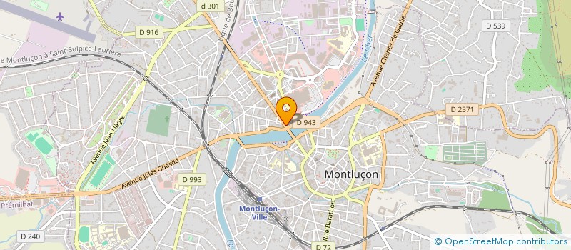 localisation de l'entreprise CHAUFFAGE MAINTENANCE PARTICULIERS PROFESSIONNELS à PREMILHAT