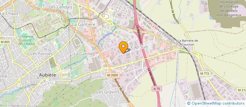 localisation de l'entreprise CHAUFFAGE MAISON CONFORT à AUBIERE