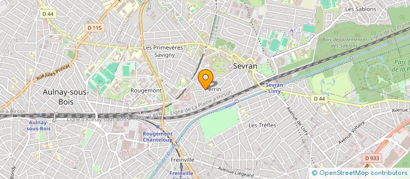 localisation de l'entreprise CHAUFFAGE PLOMBERIE CLICHY à SEVRAN