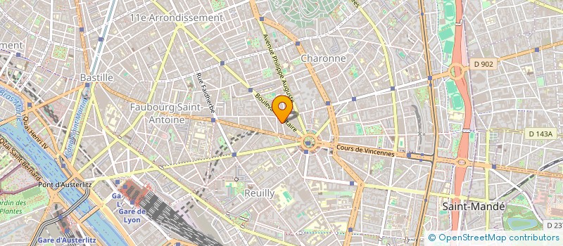 localisation de l'entreprise CHAUFFAGE PLOMBERIE DU NORD-EST à PARIS