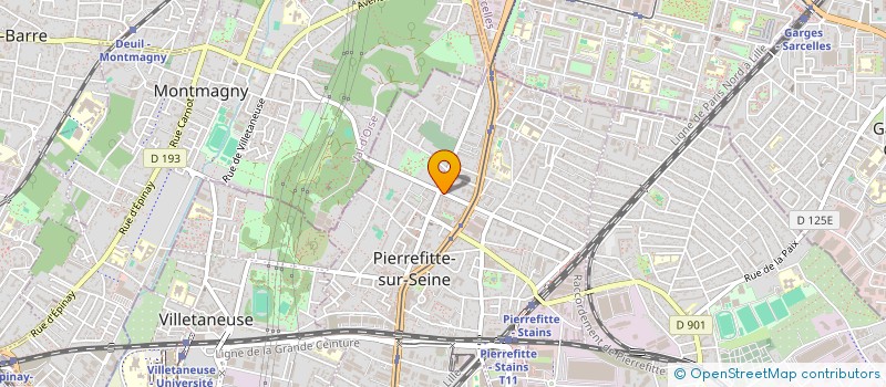 localisation de l'entreprise CHAUFFAGE PLOMBERIE ELECTRICITE à PIERREFITTE-SUR-SEINE