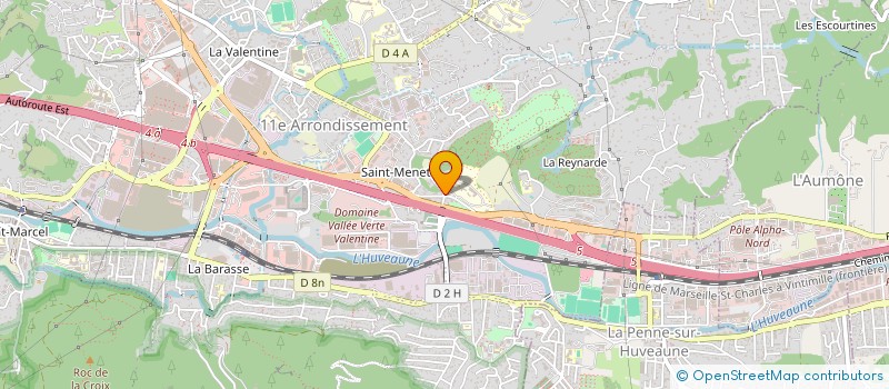 localisation de l'entreprise CHAUFFAGE PLOMBERIE ISOLATION à MARSEILLE
