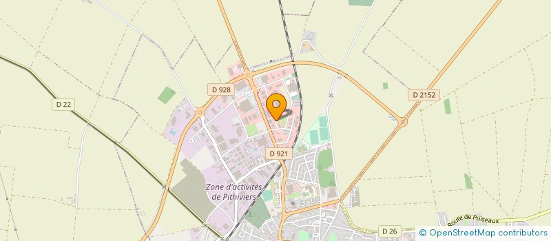 localisation de l'entreprise CHAUFFAGE PLOMBERIE SANI & DEPANNAGE à PITHIVIERS