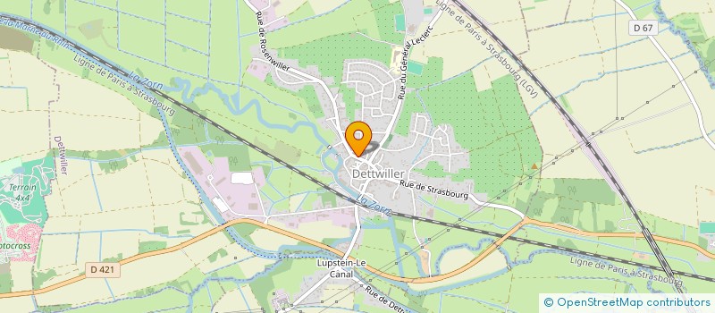 localisation de l'entreprise CHAUFFAGE QUALIBAS à SAVERNE