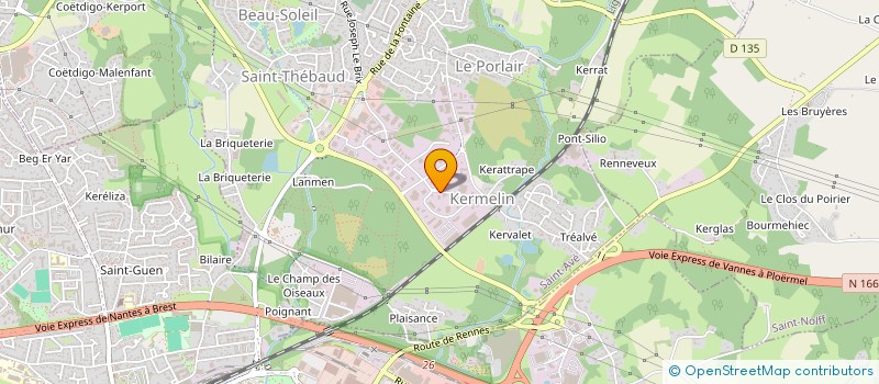 localisation de l'entreprise CHAUFFAGE RICHARD  SAINT-AVE