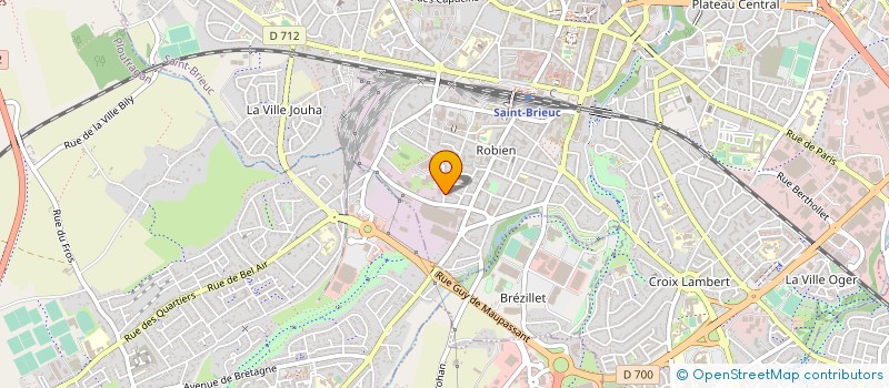 localisation de l'entreprise CHAUFFAGE SANITAIRE ARMOR  SAINT-BRIEUC