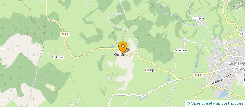 localisation de l'entreprise CHAUFFAGE SANITAIRE D AUVERGNE  LE MAYET-DE-MONTAGNE