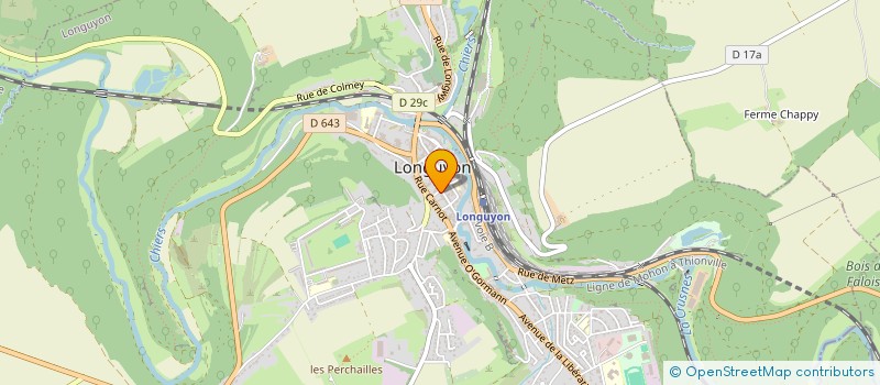 localisation de l'entreprise CHAUFFAGE SANITAIRE DU TOTEM à LONGUYON