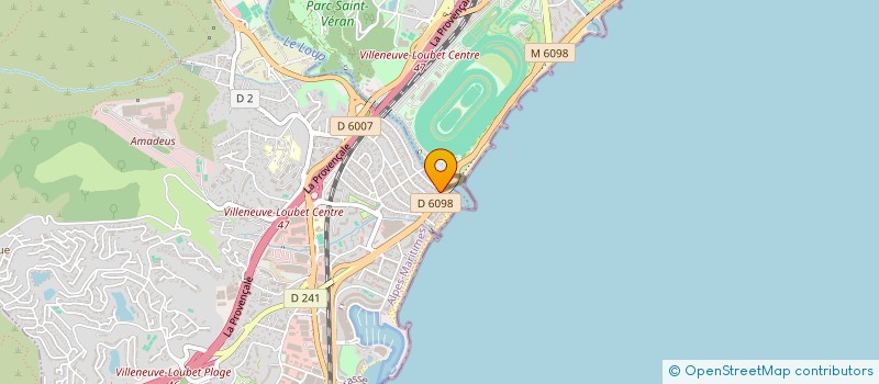 localisation de l'entreprise CHAUFFAGE SANITAIRE ET INSTALLATION à VILLENEUVE-LOUBET