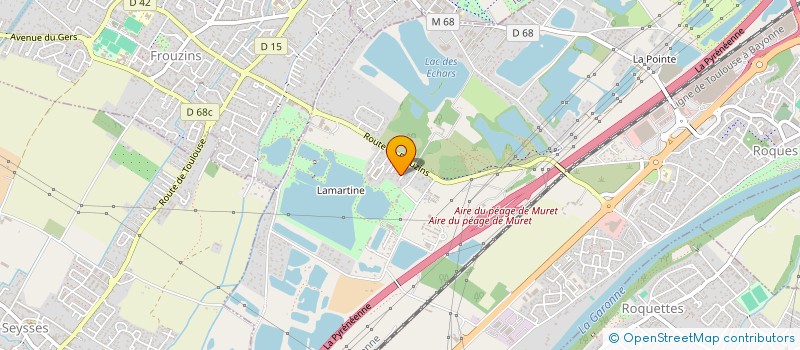 localisation de l'entreprise CHAUFFAGE SANITAIRE PEYRONNET PATRICK  ROQUES