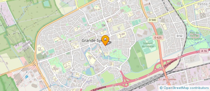 localisation de l'entreprise CHAUFFAGE SERVIC MAINTENANCE & ENTRETIEN à GRANDE-SYNTHE