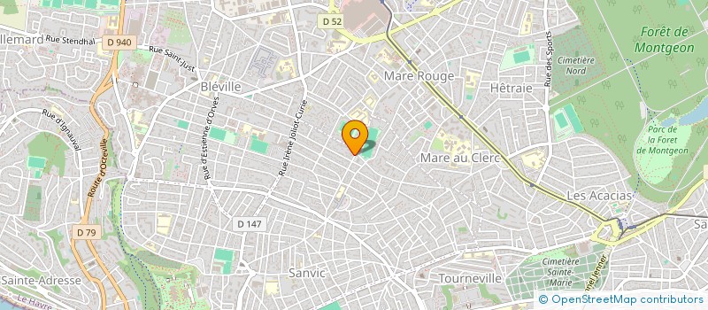 localisation de l'entreprise CHAUFFAGE TECHNIQUES NOUVELLES à LE HAVRE