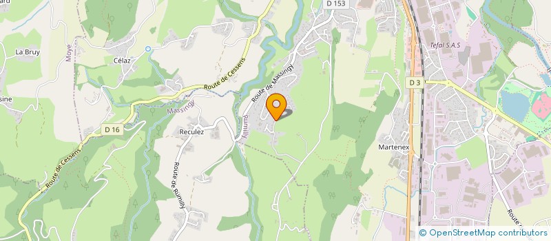 localisation de l'entreprise CHAUFFAGE TOUTES ENERGIES SERVICES  MARCELLAZ-ALBANAIS