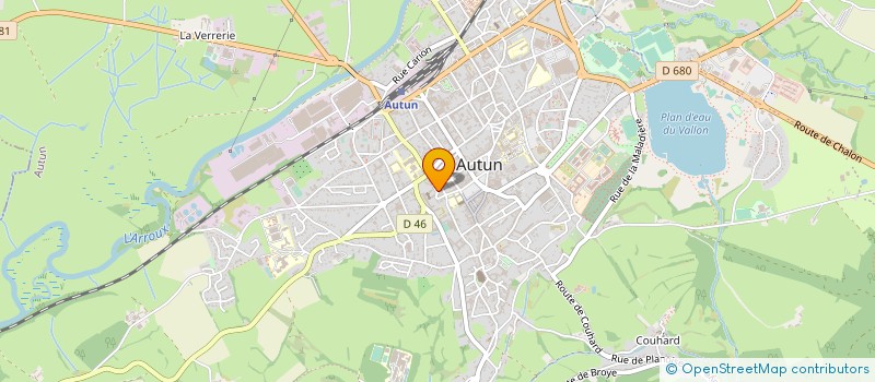 localisation de l'entreprise CHAUFFAGE URBAIN D AUTUN à AUTUN
