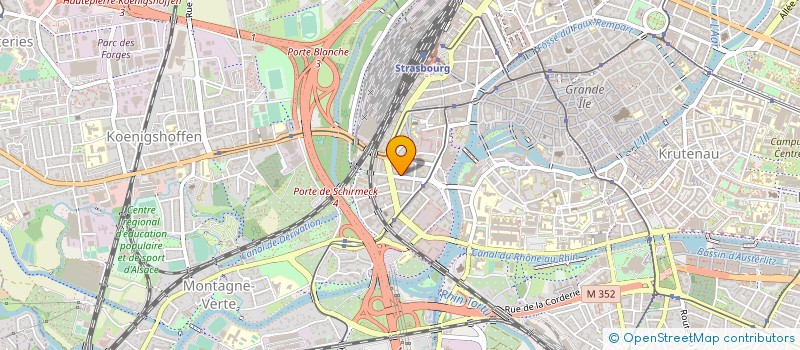 localisation de l'entreprise CHAUFFAGE XAVIER à STRASBOURG