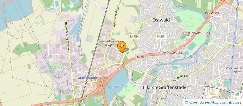 localisation de l'entreprise CHAUFFAGEST à OSTWALD