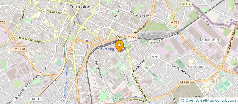 localisation de l'entreprise CHAUFFAMAT à TOURCOING