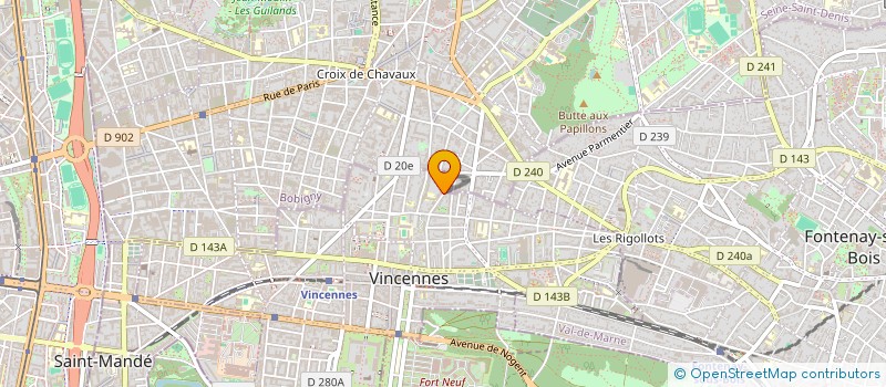 localisation de l'entreprise CHAUFFE CITRON à VINCENNES
