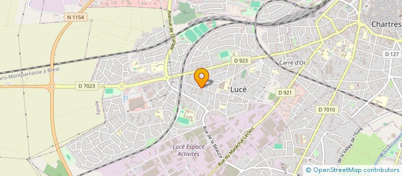 localisation de l'entreprise CHAUFFE GAZ à LUCE