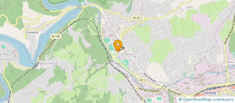 localisation de l'entreprise CHAUFFE MARCEL  UNIEUX