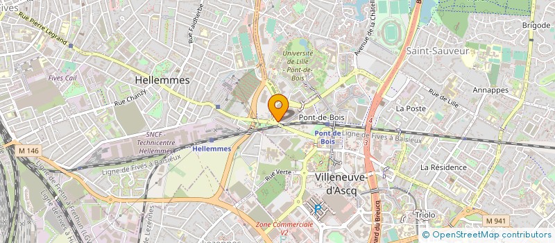 localisation de l'entreprise CHAUFFE VBS à VILLENEUVE-D'ASCQ