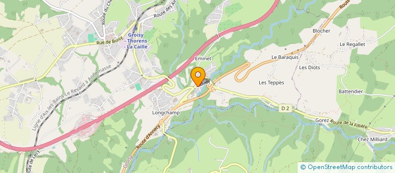 localisation de l'entreprise CHAUFFECO à GROISY