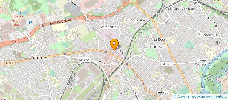 localisation de l'entreprise CHAUFFECO INSTALLATION à LILLE