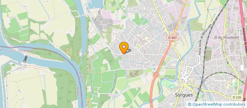 localisation de l'entreprise CHAUFFELEC à SORGUES