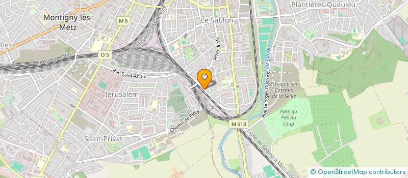 localisation de l'entreprise CHAUFFELEC 57  METZ