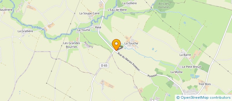 localisation de l'entreprise CHAUFFEO  LOGE-FOUGEREUSE