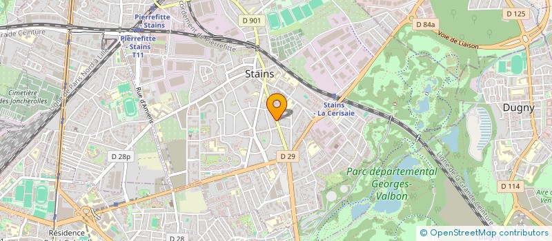 localisation de l'entreprise CHAUFFEUR D.BENSCHUSTER à STAINS