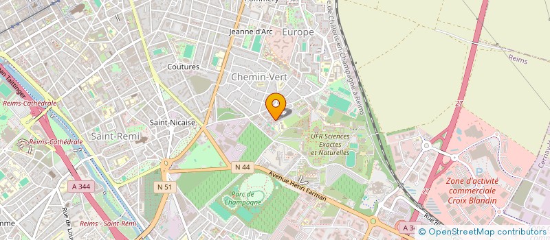 localisation de l'entreprise CHAUFFEUR DES SACRES  AUMENANCOURT