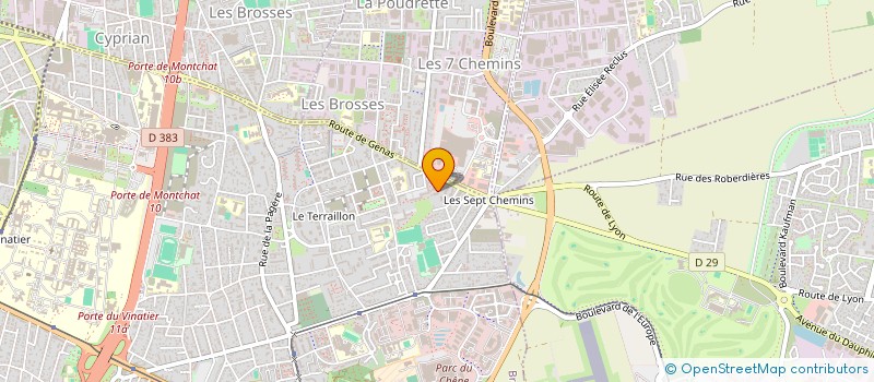 localisation de l'entreprise CHAUFFEUR DJEMS à BRON