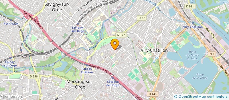 localisation de l'entreprise CHAUFFEUR ET COMPAGNIE à VIRY-CHATILLON
